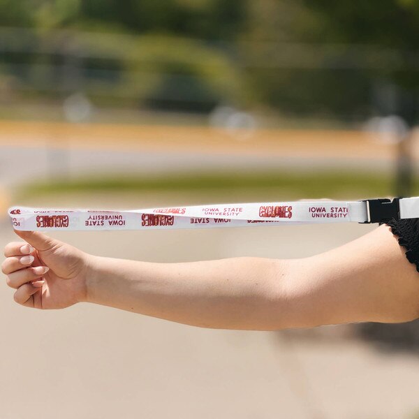 Iowa State Cyclones Doodles Ink Satin Lanyard 1-inch